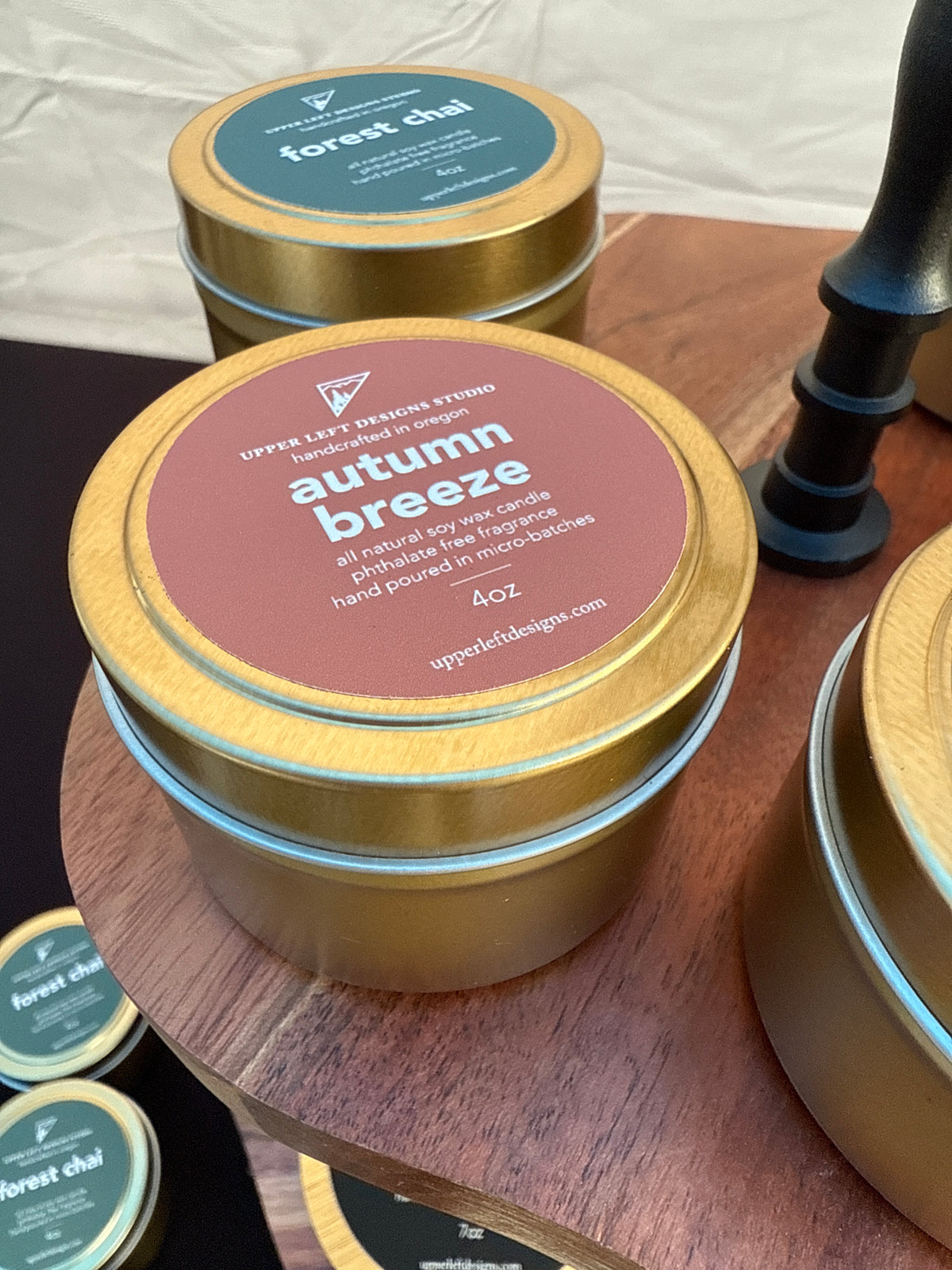 autumn breeze soy candle // ceramic