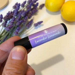 lavender lemonade natural beeswax lip balm