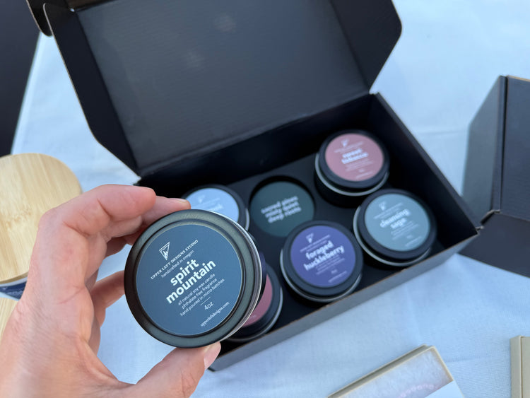 voices of the land candle sampler box