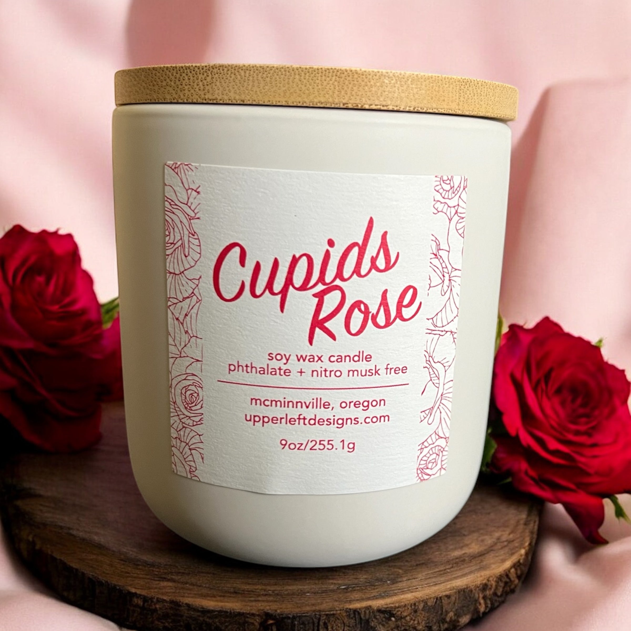 Cupid’s Rose – Handcrafted Rose-Scented Soy Candle